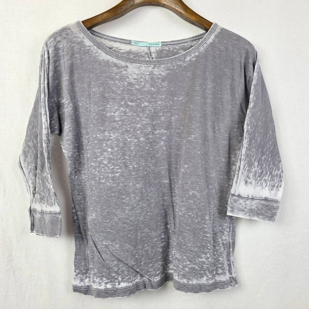 Maurices Gray Burnout Tee Small USA - Picture 2 of 7